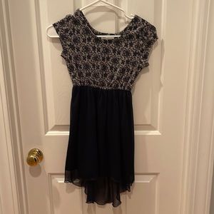 Bonnie Jean girls size 8 navy blue dress
